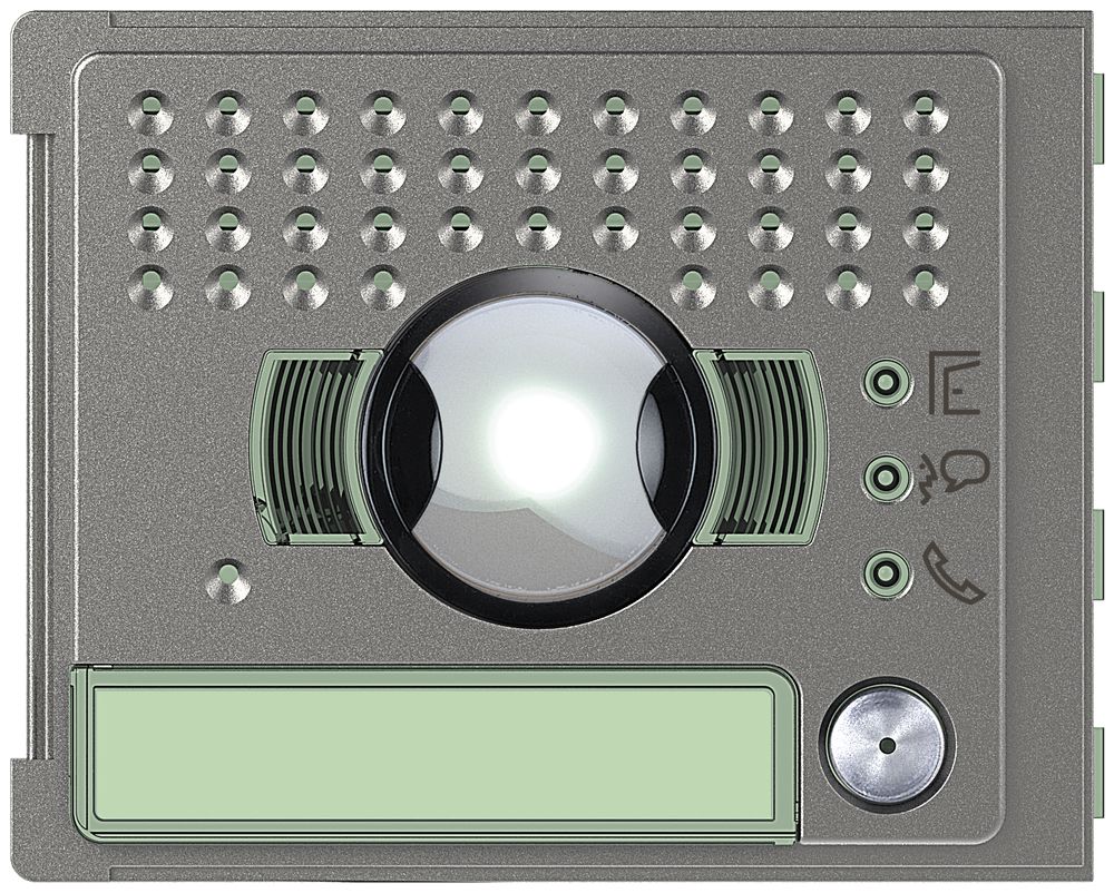 Frontale per modulo altoparlante/camera di porta 96° Sfera con 1 tasto