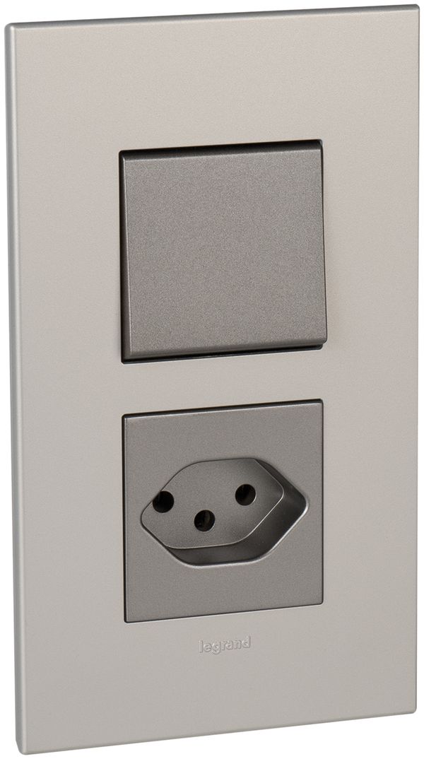 Combinazione INC ATO 3/1L+T13 alluminio perla grd.I+I