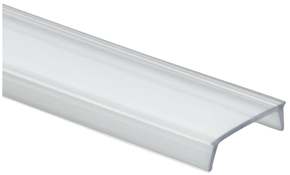 Copertura tipo H DOTLUX per profilo in alu, opale, 13×4×2000mm