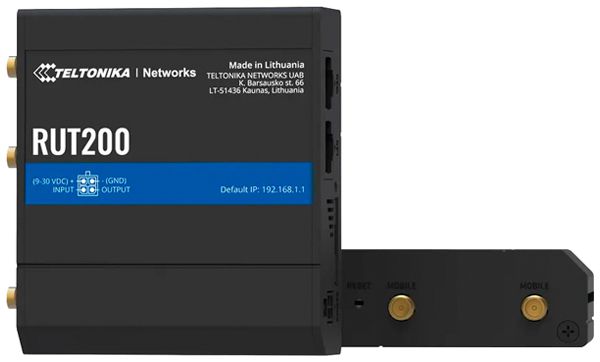 Router Teltonika RUT200 LTE 1×LAN 1×WAN WLAN 2.4GHz IPv4/IPv6