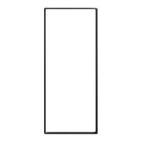 Cadre complémentaire EDIZIOdue prestige 3×1 noir