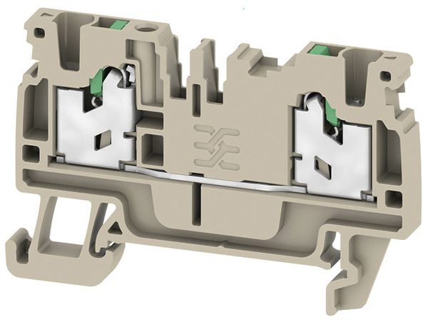 Borne de passage Weidmüller S2C 2.5 SNAP IN 2.5mm² beige