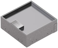 Bodendose Hager Q06 LE 3kN 200×205×15mm rostfreier Stahl 4×FLF