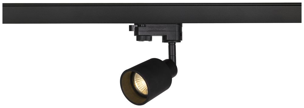 Strahler SLV PURI TRACK GU10 50W 3-Phasen-Adapter Ø64mm schwarz