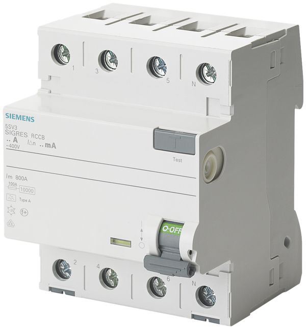 Interruttore differenziale Siemens SENTRON 3LN 30mA/25A tipoA, SIGRES