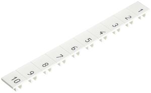 Bezeichnungsstreifen Wieland 9705A/8, 8×8mm, 10×L1