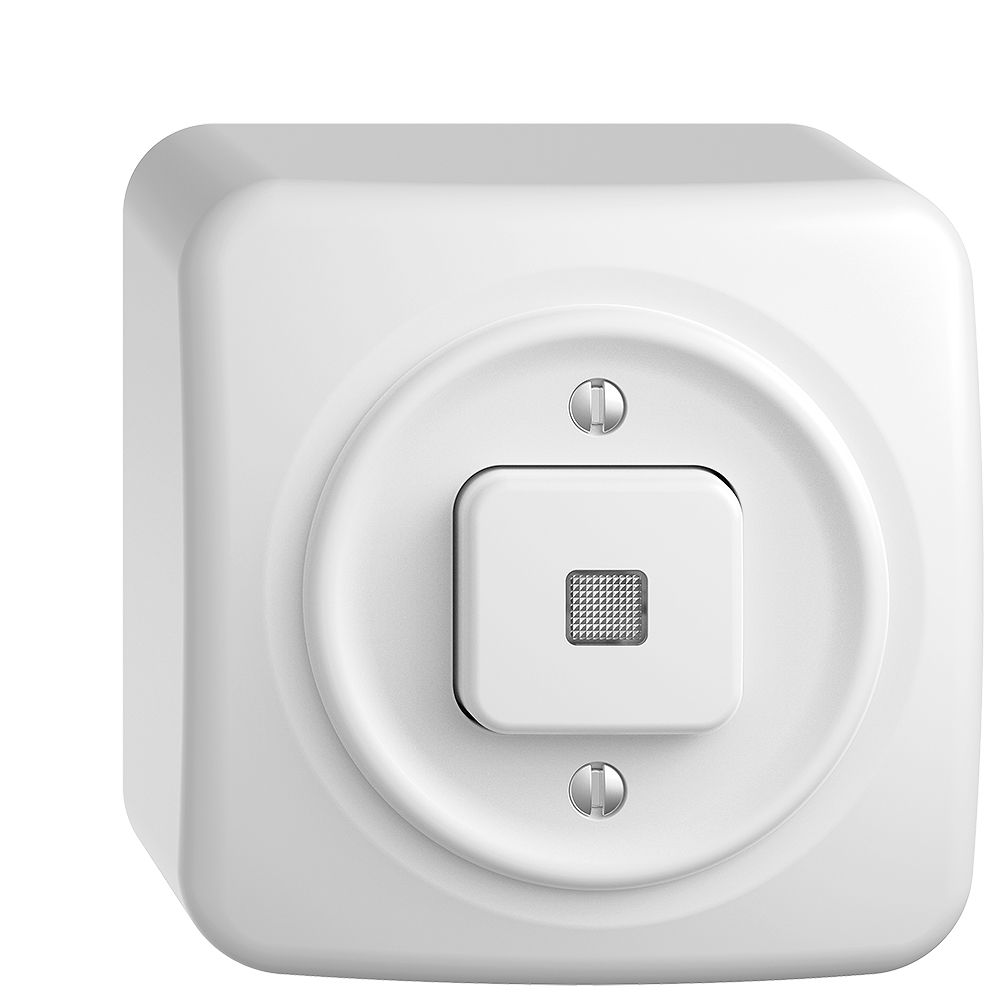 AP-Taster STANDARDdue LED gelb ARK weiss