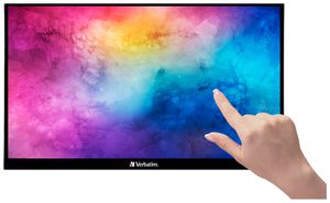 Bildschirm Verbatim PMT-14 14" IPS FHD 1920×1080px Touchscreen schwarz