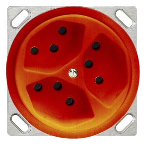 EB-Steckdose FH 3×T13 JK orange