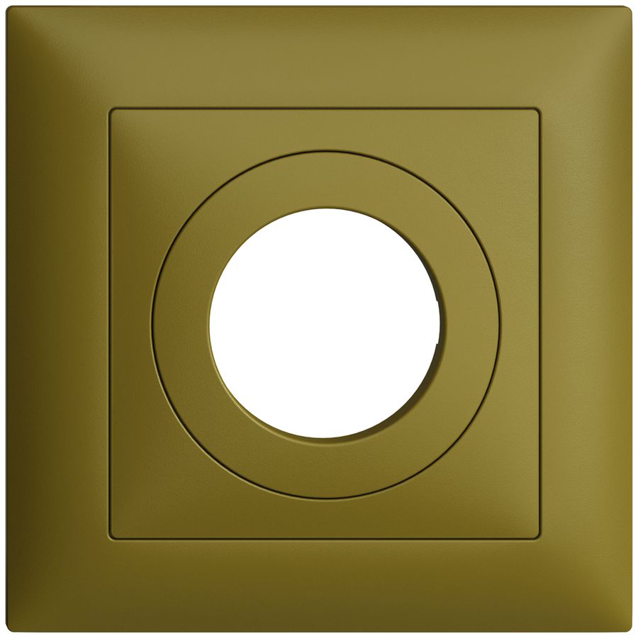 Kit frontale INC EDIZIOdue olive 88×88mm per interr.a chiave