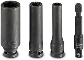 Bit-Set mit Adapter 1/4" Phoenix Contact ASD mit 3 Steckaufsätze 5.5/8/13mm