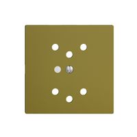 Kit frontal EDIZIOdue olive 60×60mm 2×T12, lentille,