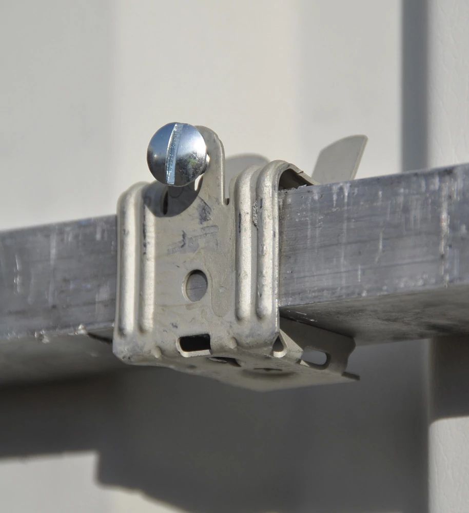 Flanschträger Caddy Loch M6 Flansch 14…20mm, Edelstahl