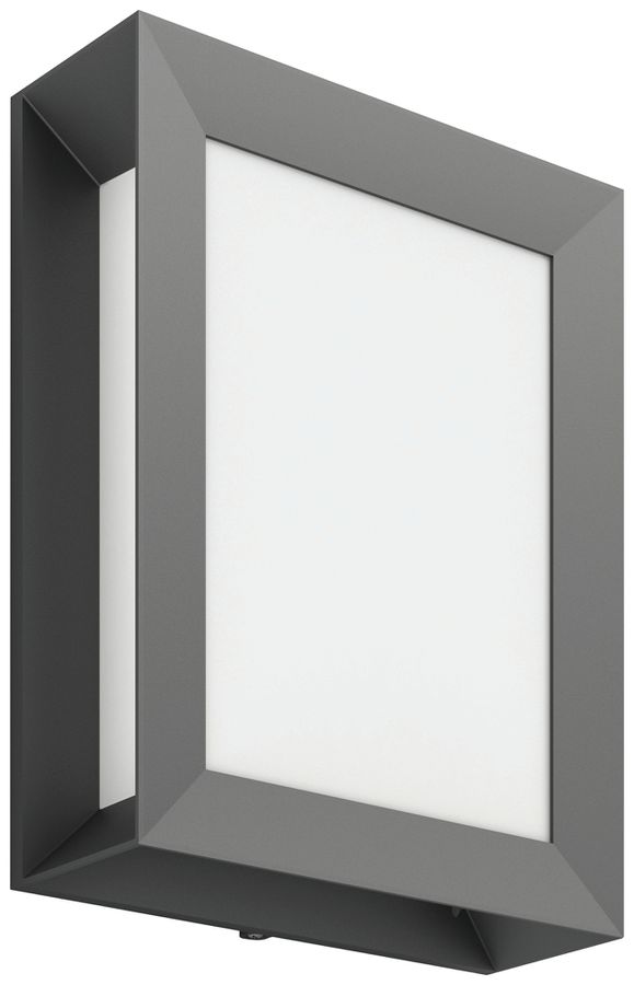 LED-Wandleuchte Karp 6W 2700K 600lm IP44 anthrazit