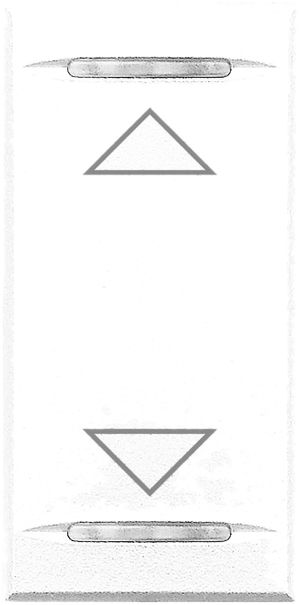 Wippe Axolute für 1 Modul alu Storen AUF/AB