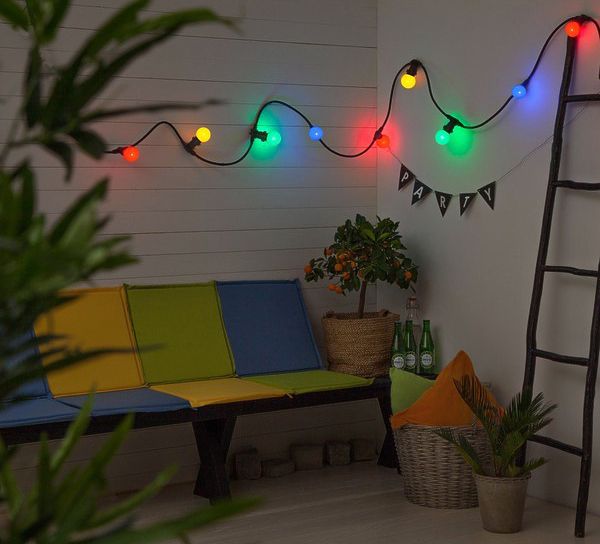 Lampe LED M. Schönenberger E27 1W 6lm 69mm G45 opalin bleu