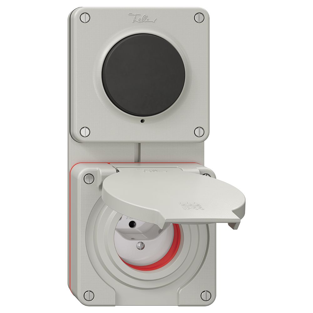 Combinazione NUP NEVO S3/1L+T13 IP55 secondo SN 441011 serie c.guarn.rossa, grc