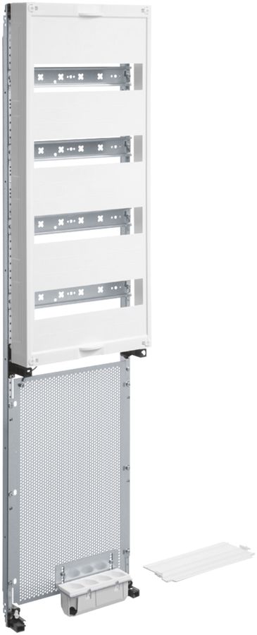 Pannello media Hager univers per INC 7-file 4 file modulari 250×1050mm