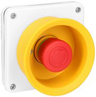 UP-Not-Aus-Taster AWAG, Front NEVO, IP55, Schutzkragen