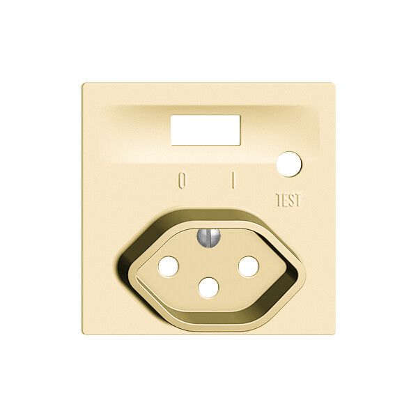 Kit frontal EDIZIOdue pour prise FI vanille