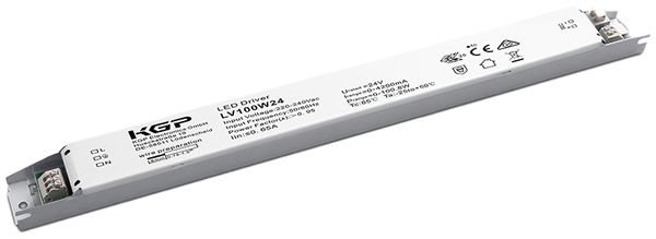 Convertitore LED DOTLUX CV IP20 0…100W 24V/4.2A 360×30×21mm