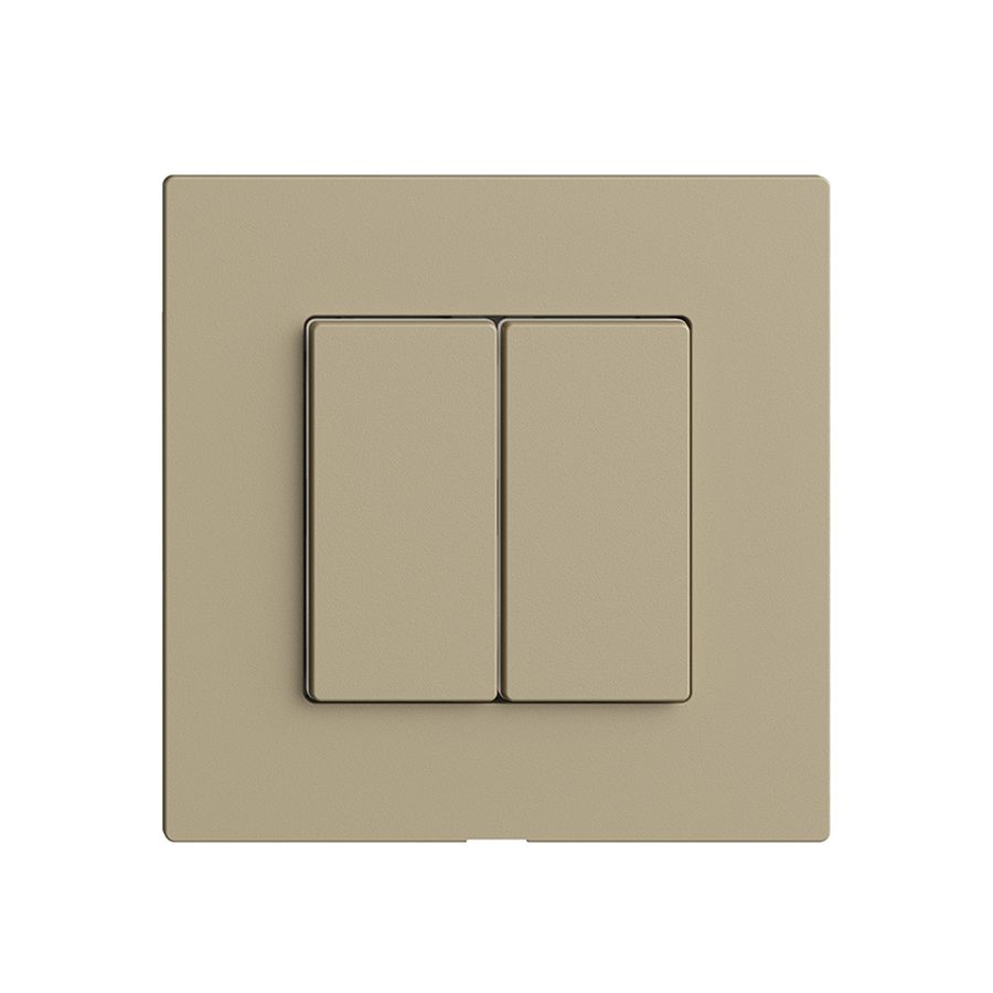 Nebenstelle 2K/2T zu Druckschalter Edue Wiser sand