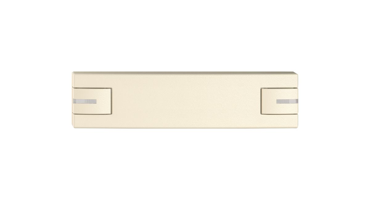 Poussoir 1/8 EDIZIO.liv SNAPFIX® p.KNX&UNI a.LED comm.à 2 touches cr