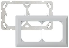 UP-Kopfzeile kallysto.line 1×2 hellgrau horizontal