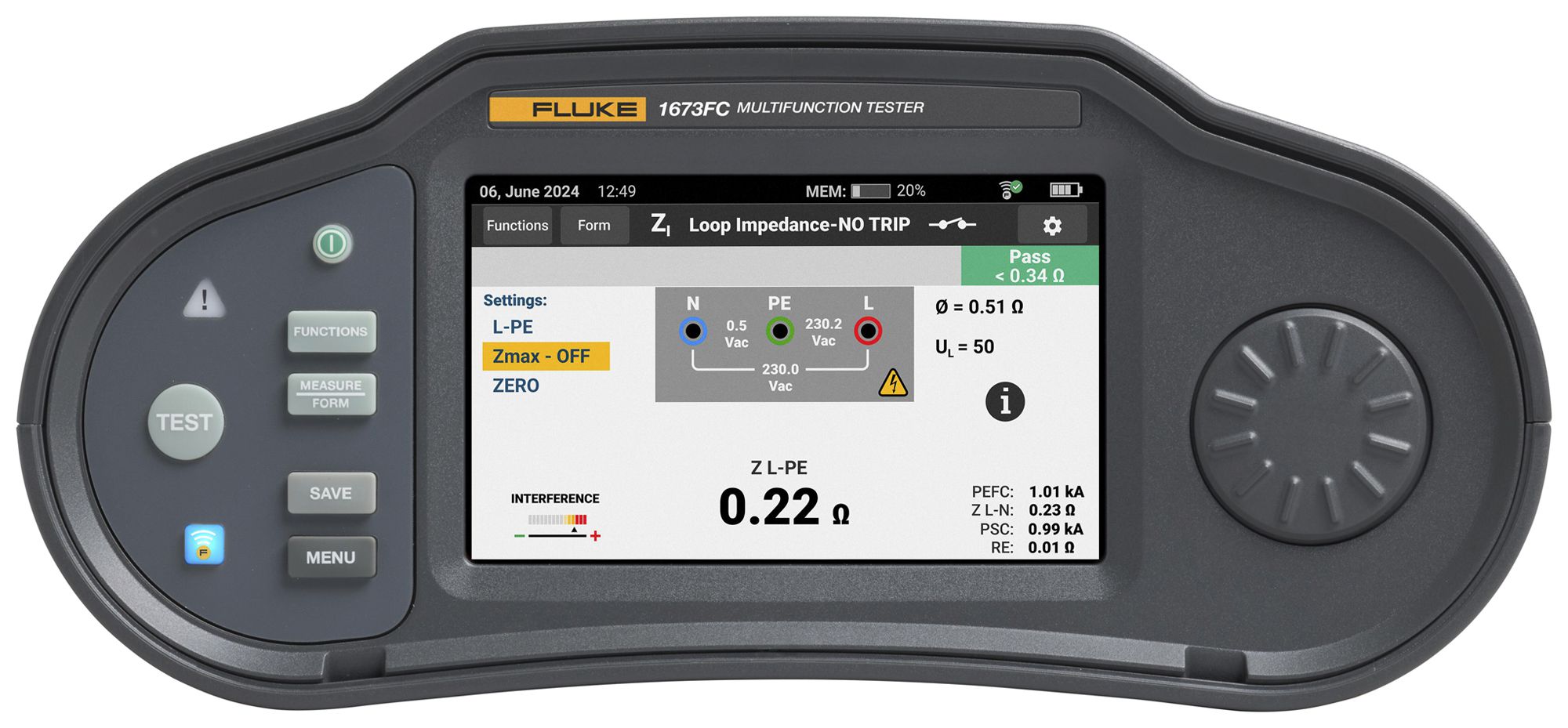 Installationstester Fluke 1673FC CH