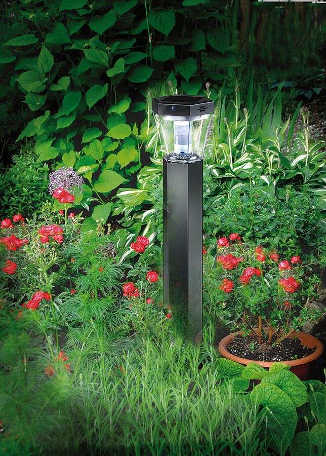 LED-Wegeleuchte Brennenstuhl SOL FL 13007 SEN 91lm IP44 590×120×120mm si