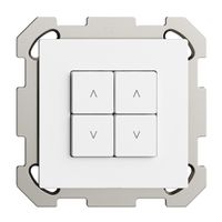 Station secondaire pour interrupteur stores ENC 2c/4t WLAN Edue Wiser blanc