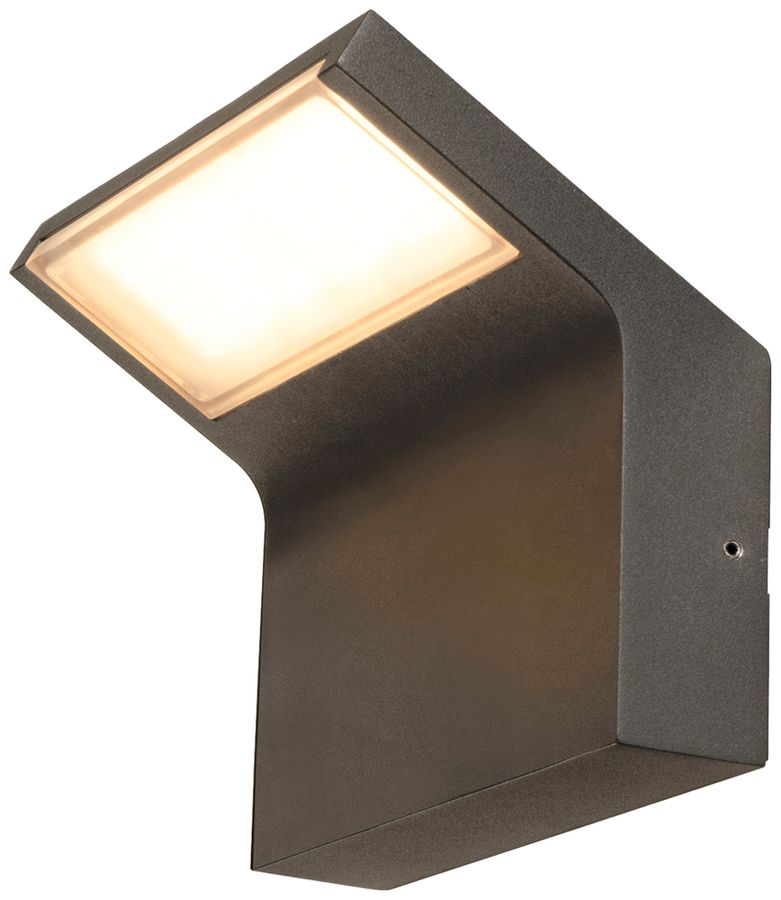 Applique LED SLV ORDI 10W 700lm 822 IP65 REG 118×180×162mm nero