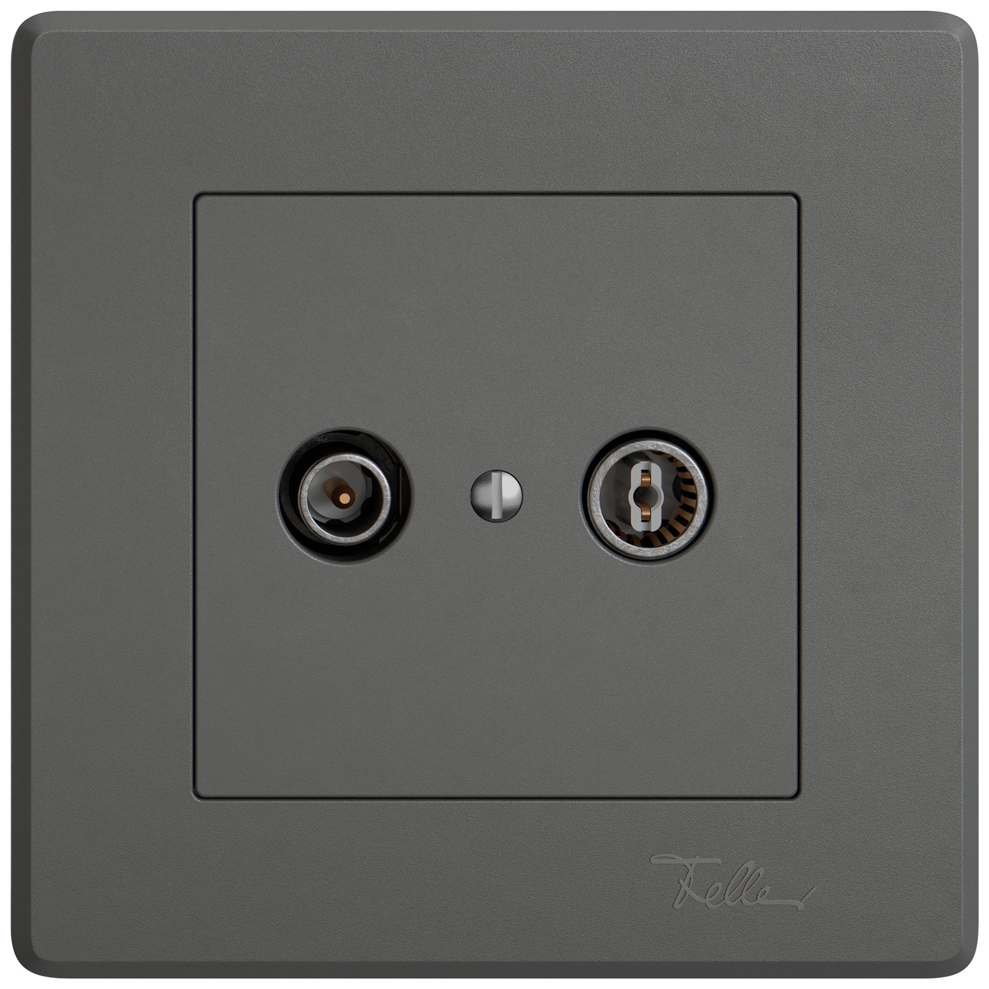 Prise antenne ENC TV-R EDIZIO.liv SNAPFIX® prise de passage 15dB grf