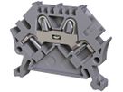 Morsetto di passaggio componibile WZ 0.5…4mm² 32A 800V push-in 2×1 DIN 35mm gr