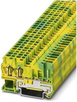 Morsetto di passaggio 0.08…4mm² verde/giallo, ST 2.5-TWIN/1P-PE