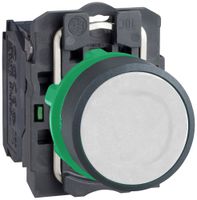 Drucktaster Harmony XB5 flach ws Ø22.5mm 1NO IP66