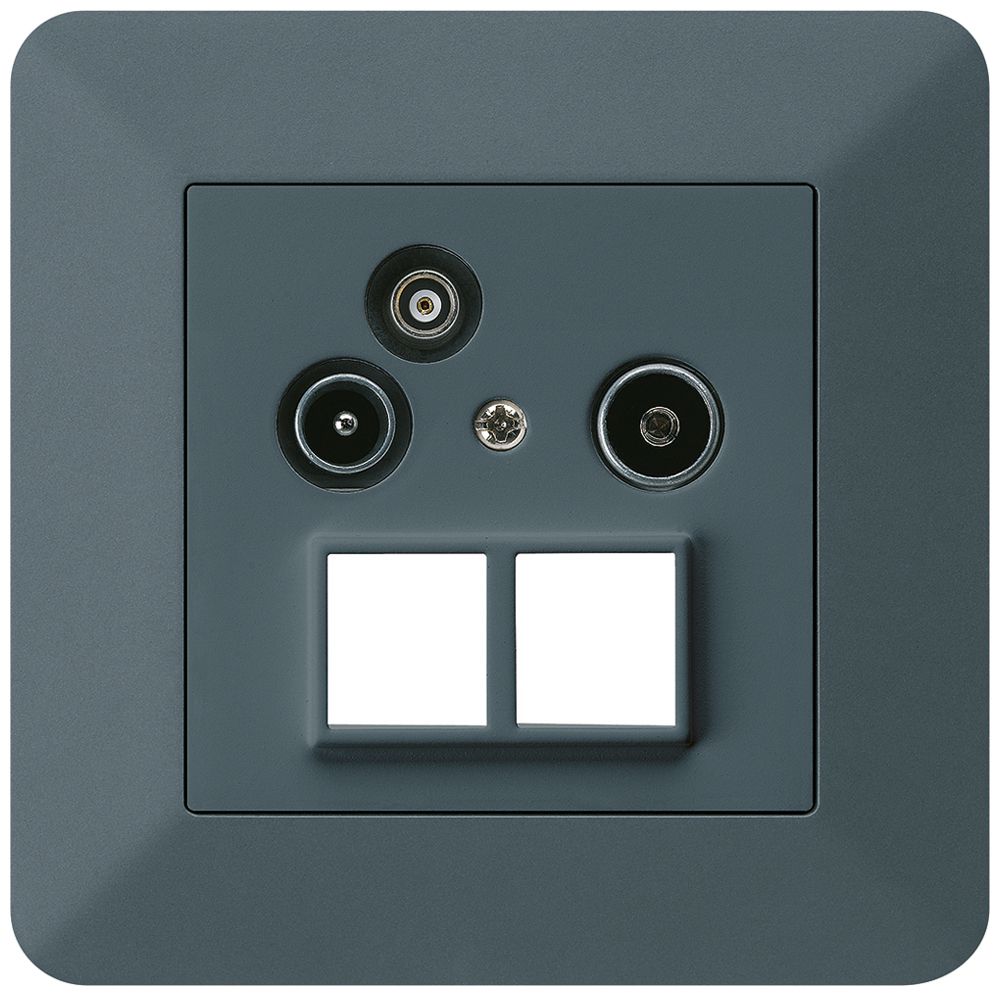 UP-Antennendose R/TV-Daten kallysto.trend HMS 2GHz 11db anthrazit