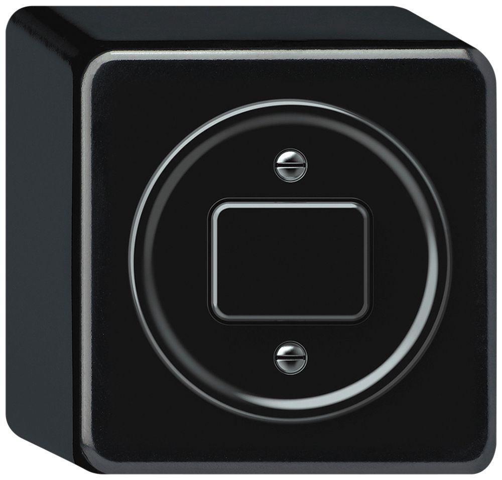 AP-Druckschalter origin Sch 3 88×88×54mm schwarz