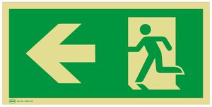Pannello di segnalazione d'emergenza AWAG freccia verso sinistra 400mm