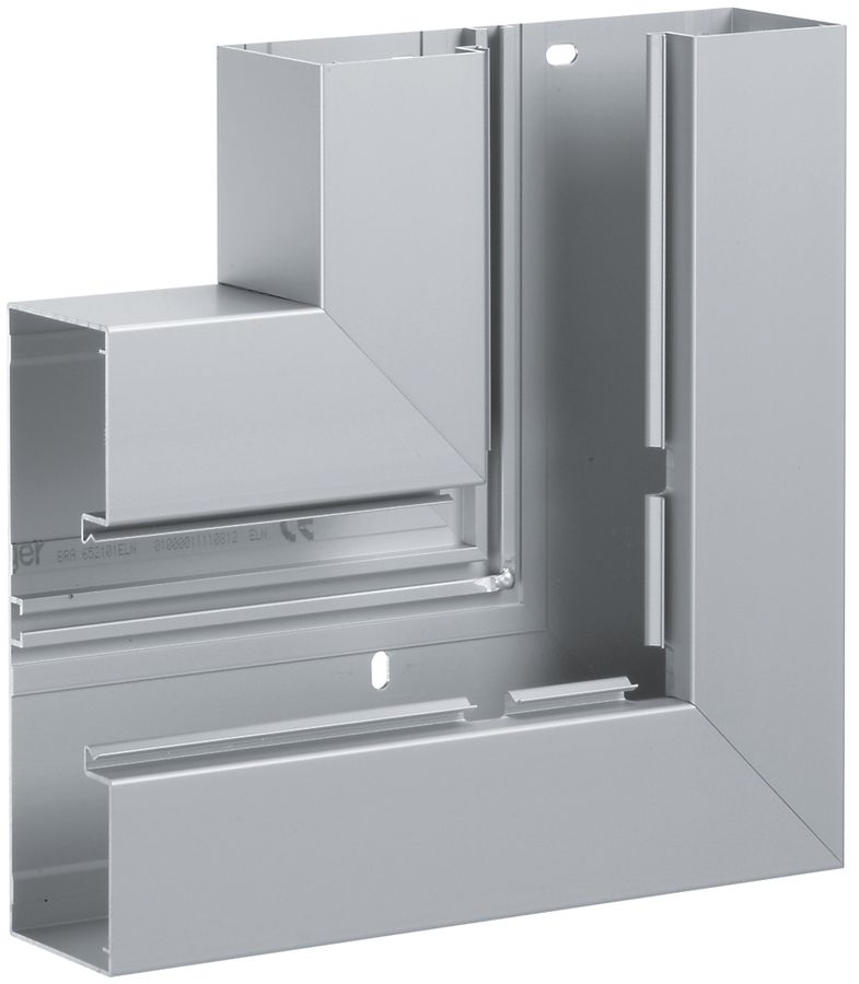 Angle plat Hager BRA 65210 alu