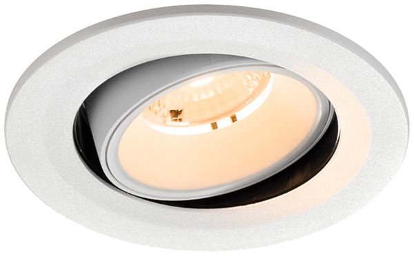 Downlight LED SLV NUMINOS MOVE S 6.7W 1000lm 2700K MB DALI Ø100×63.5 blanc