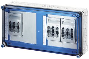 NH-Gehäuse Hensel Mi, 3×3×NH00, mit Sammelschiene, 630A, 5-polig