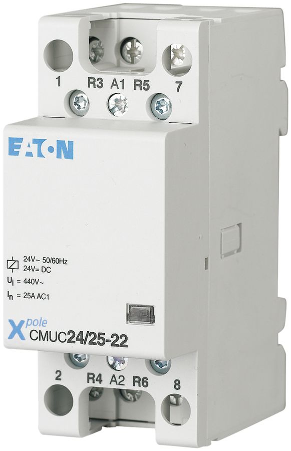 Contacteur ETN 24V AC/DC, 4F 25A