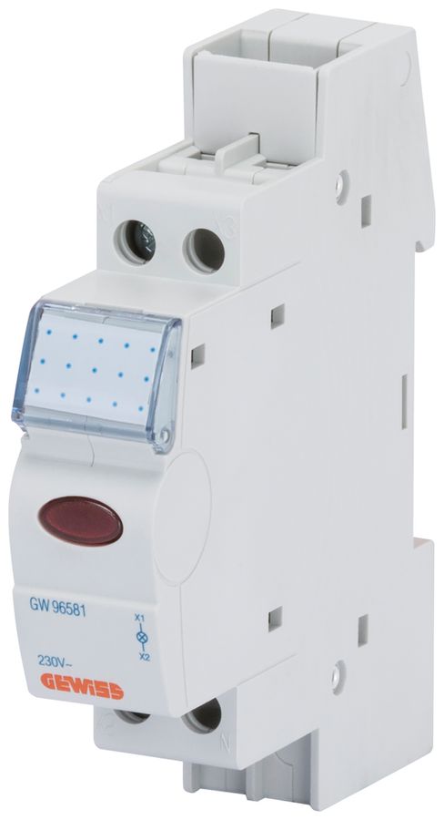 Leuchtmelder Gewiss 90 AM rt 1TE 230V AC