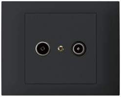 Prise de passage INC kallysto TV-R 19dB noir