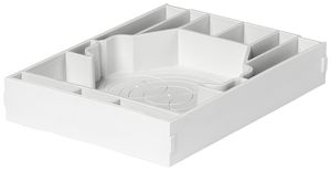 Plaque passe-câbles Schurter HAK-Z-FL1B-SE 102×23.6×23.6mm mat.synthétique plein