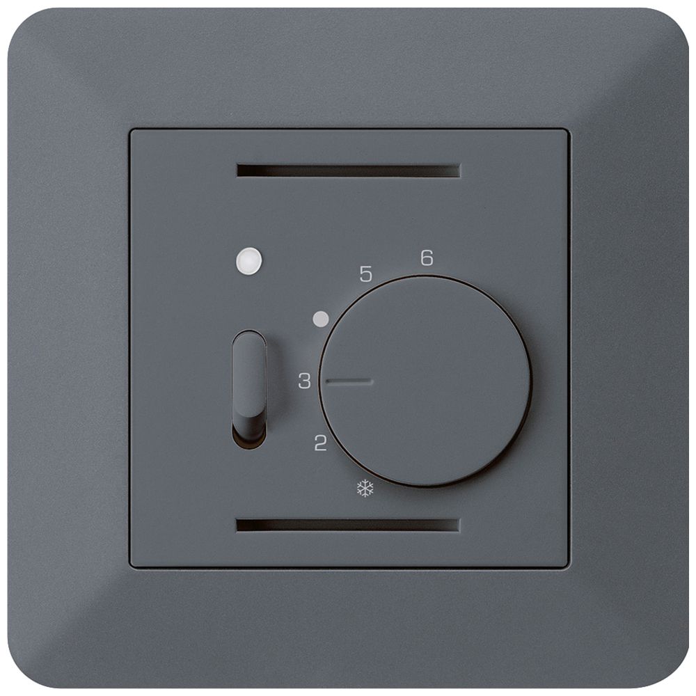 Termostato ambiente INC kallysto.trend antracite con interruttore