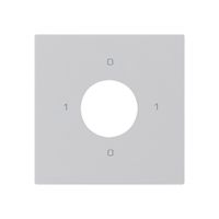 Kit frontal pour interrupteur à clé S0 60×60mm kallysto 0-1-0-1 gris clair