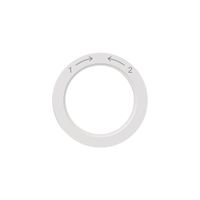 Kennscheibe NEVO, f.Drehschalter, 1-> <-2, weiss