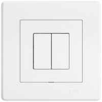 UP-Montageset EDIZIO.liv Wiser SNAPFIX® f.Druckschalter 2K 2 Tasten ws